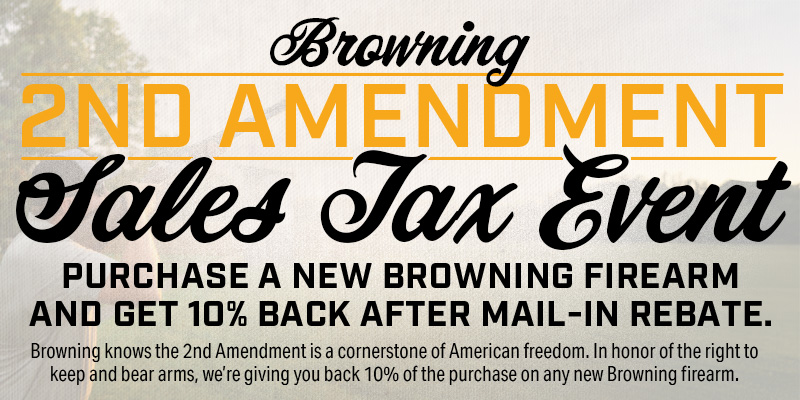 2nd Amendment Sales Tax Event